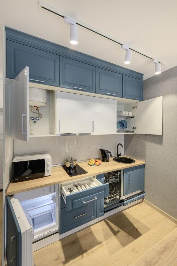 Modern New Cozy Apartment Kvartet Railway Station Kiev Eksteriør billede