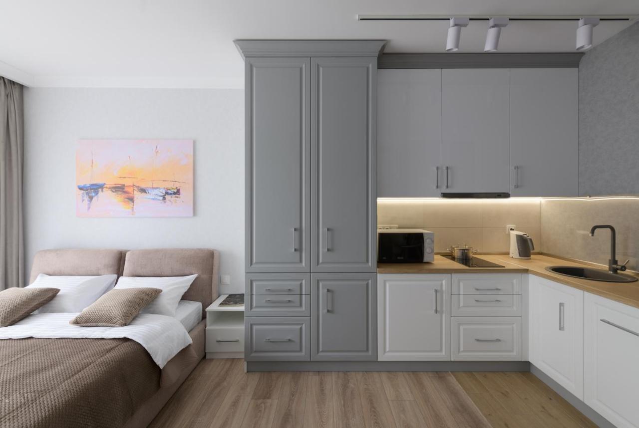 Modern New Cozy Apartment Kvartet Railway Station Kiev Eksteriør billede