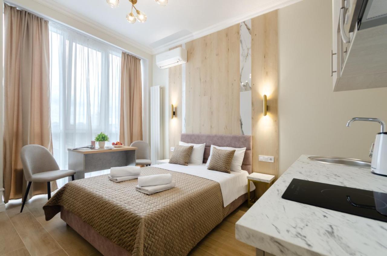 Modern New Cozy Apartment Kvartet Railway Station Kiev Eksteriør billede