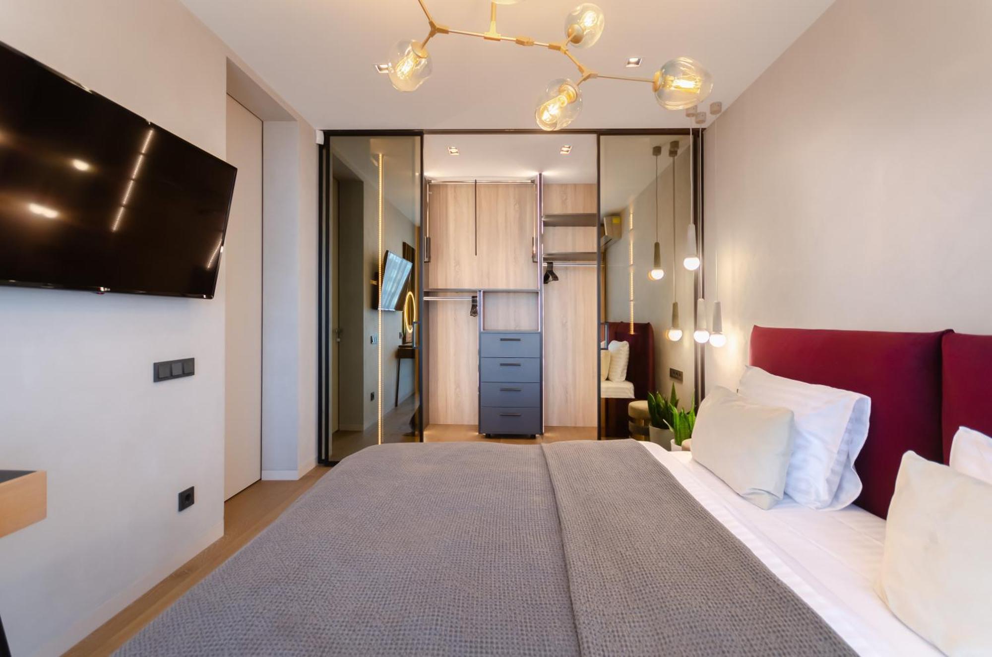 Modern New Cozy Apartment Kvartet Railway Station Kiev Eksteriør billede